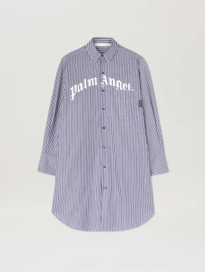 curved-logo-navy-blue-stripe-shirtdress