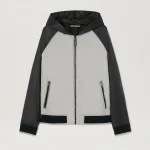 curved-logo-nylon-grey-windbreaker