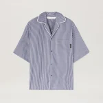 curved-logo-striped-navy-blue-shirt