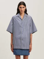 curved-logo-striped-navy-blue-shirt-2