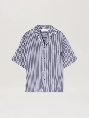 curved-logo-striped-navy-blue-shirt