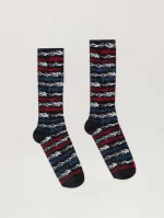 flames-flag-jacquard-socks