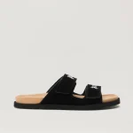 logo-suede-sandal