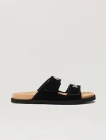 logo-suede-sandal
