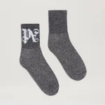 monogram-lurex-short-black-socks