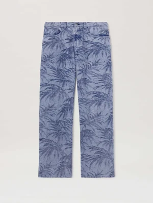 palms-jacquard-straight-5-pocket-denim-pants