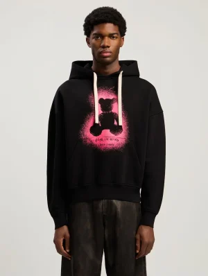 spray-bear-loose-fuchsia-fluo-hoodie-1