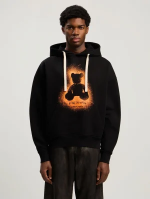 spray-bear-loose-orange-fluo-hoodie-1