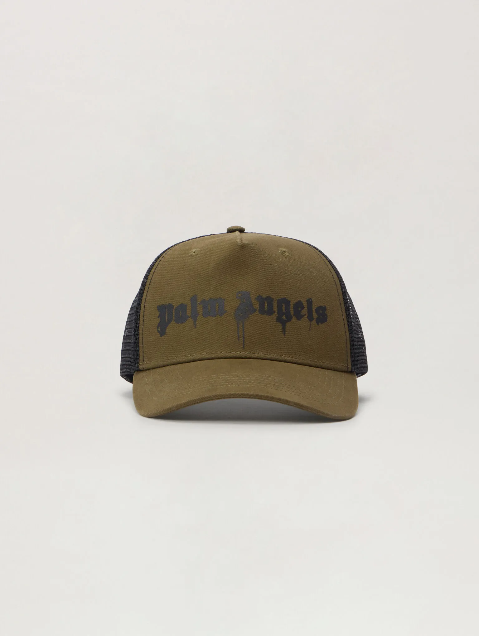 spray-logo-army-green-trucker-cap spray-logo-army-green-trucker-cap