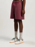 spray-waist-logo-burgundy-sweatshorts-2