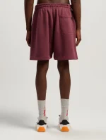 spray-waist-logo-burgundy-sweatshorts-3