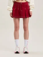 vintage-pleated-mini-red-skirt-2